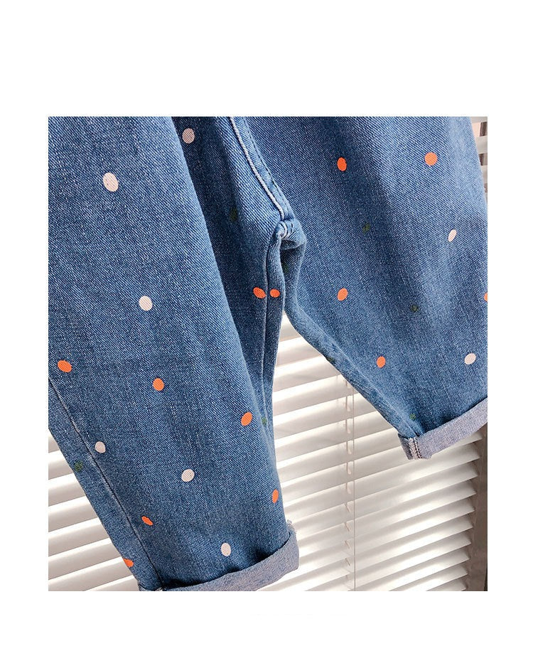 [508168] -Celana Panjang Anak Kekinian - Motif Colored Spots
