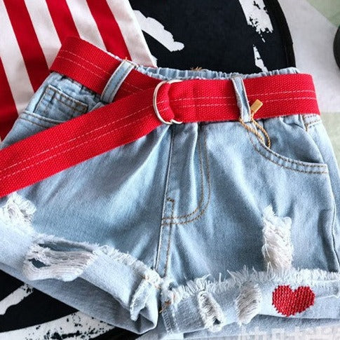[508172] -Celana Pendek Fashion Import Anak Kekinian - Motif Little Love