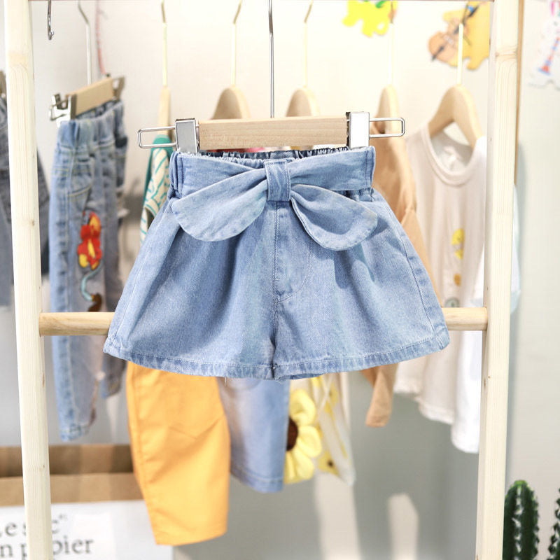 [508193] - Celana Jeans Anak Kekinian / Celana Anak Import - Motif Waistband Ribbon