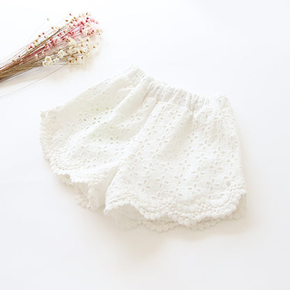 [508199] - Celana Pendek Renda Hotpants Anak Perempuan - Motif Flower Pattern