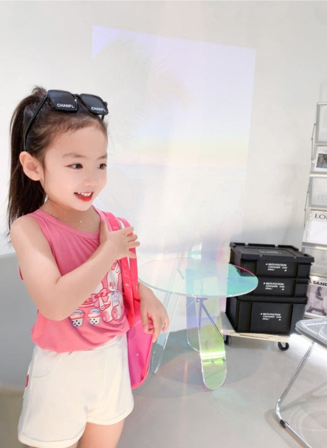 [508209] - Celana Pendek Jeans Hotpants Anak Perempuan - Motif Smooth