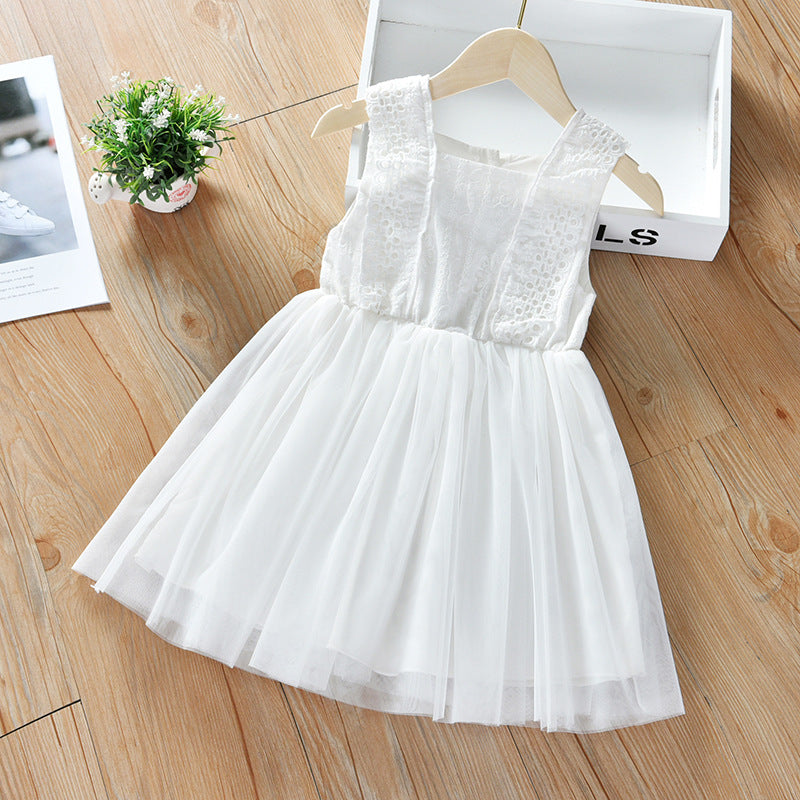 [511102] - Dress Kutung Anak Tutu Fashion - Motif Shoulder Lace