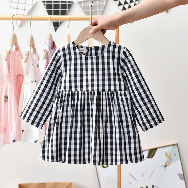 [511104] - Dress Anak Fashion Kekinian - Motif Gingham Fashion