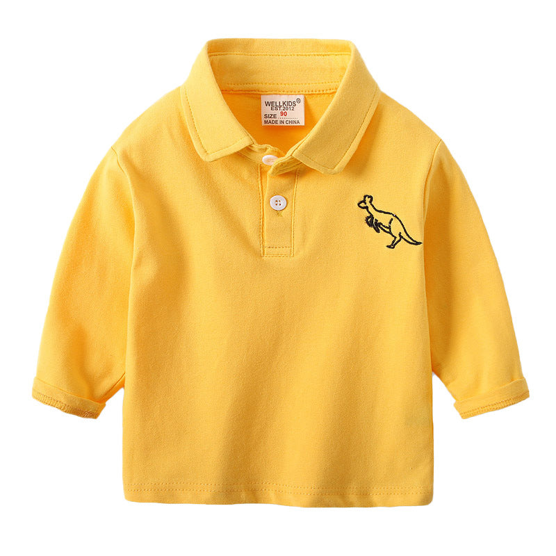 [513118] - Atasan Kaos Polo Fashion Anak - Motif Kangaroo Logo Bordir