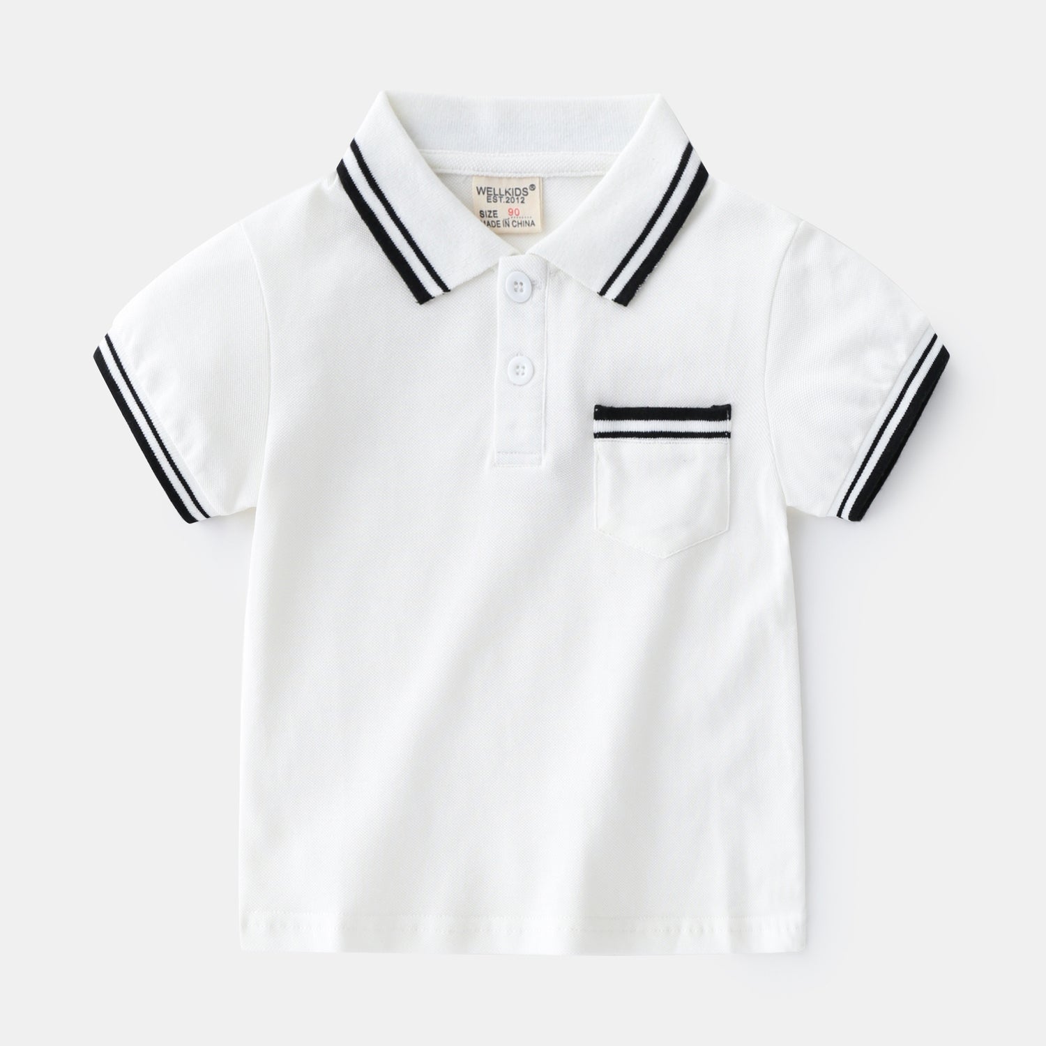 [513132] - Atasan Kaos Polo Fashion Anak Laki-Laki Import - Motif Simple Color