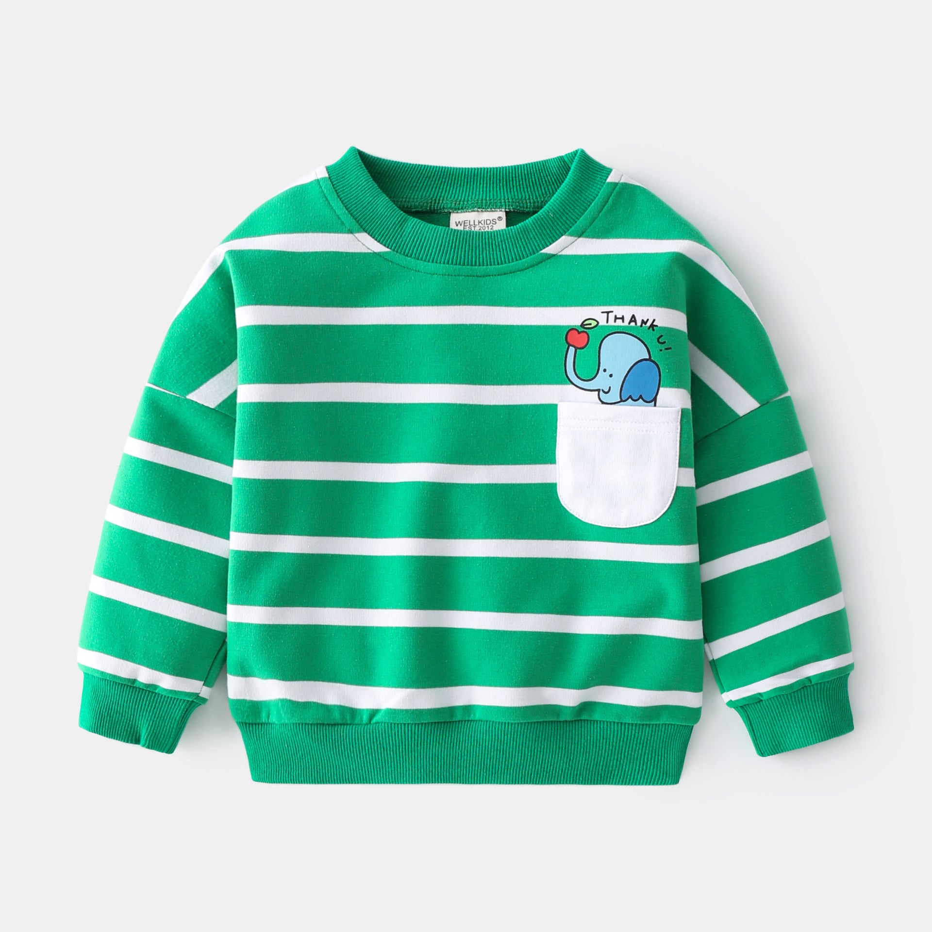 [513139] - Atasan Sweater Fashion Anak Laki-Laki - Motif Dino Pocket