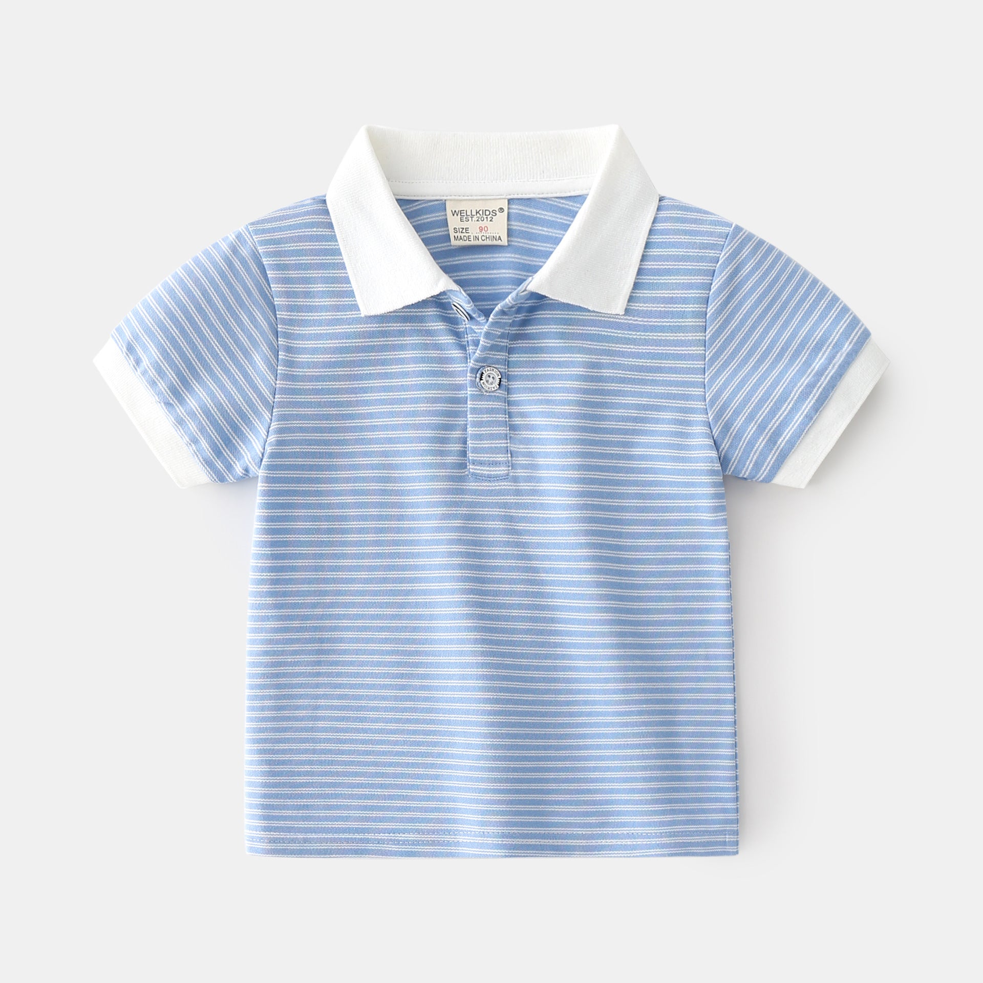 [513141] - Atasan Kaos Polo Fashion Anak - Motif Horizontal Line