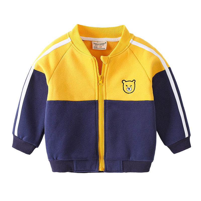 [513153] - Atasan Jaket Fashion Anak - Motif Two Colours Bordir