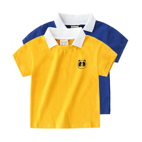 [513162] - Atasan Kaos Polo Fashion Anak - Motif Animal Face