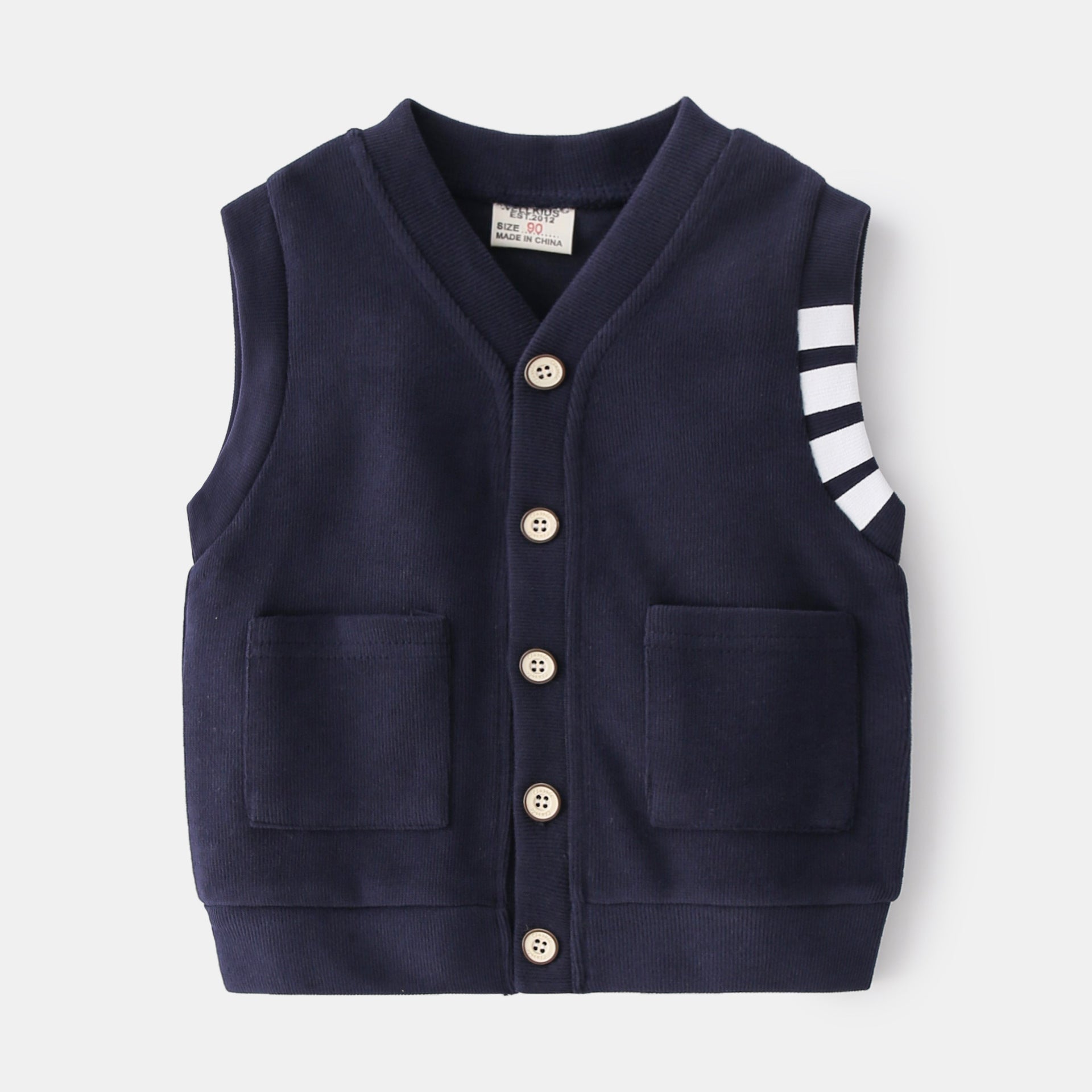 [513164] - Atasan Cardigan Kutung Anak Cowok - Motif Arm Line