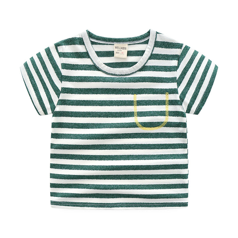 [513225] - Atasan Kaos Santai Anak - Motif Casual Line