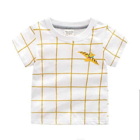 [513239] - Atasan Kaos Santai Anak - Motif Flying Dinosaur