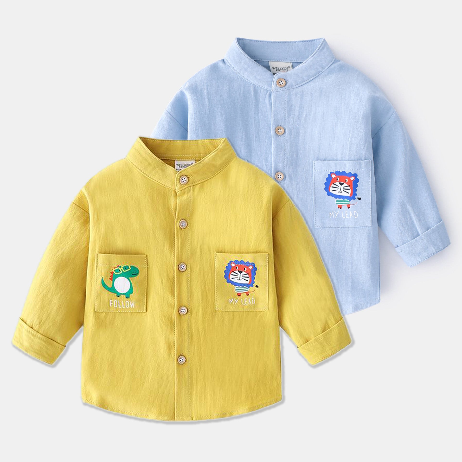 [513253] - Atasan Kemeja Fashion Anak - Motif Follow My Lead