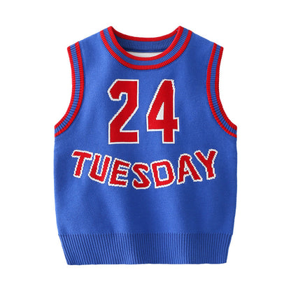 [513254] - Atasan Anak Style Sweater Kutung Import - Motif Tuesday 24