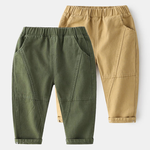 [513257] - Bawahan Trendy Celana Chino Anak - Motif Crossing Line