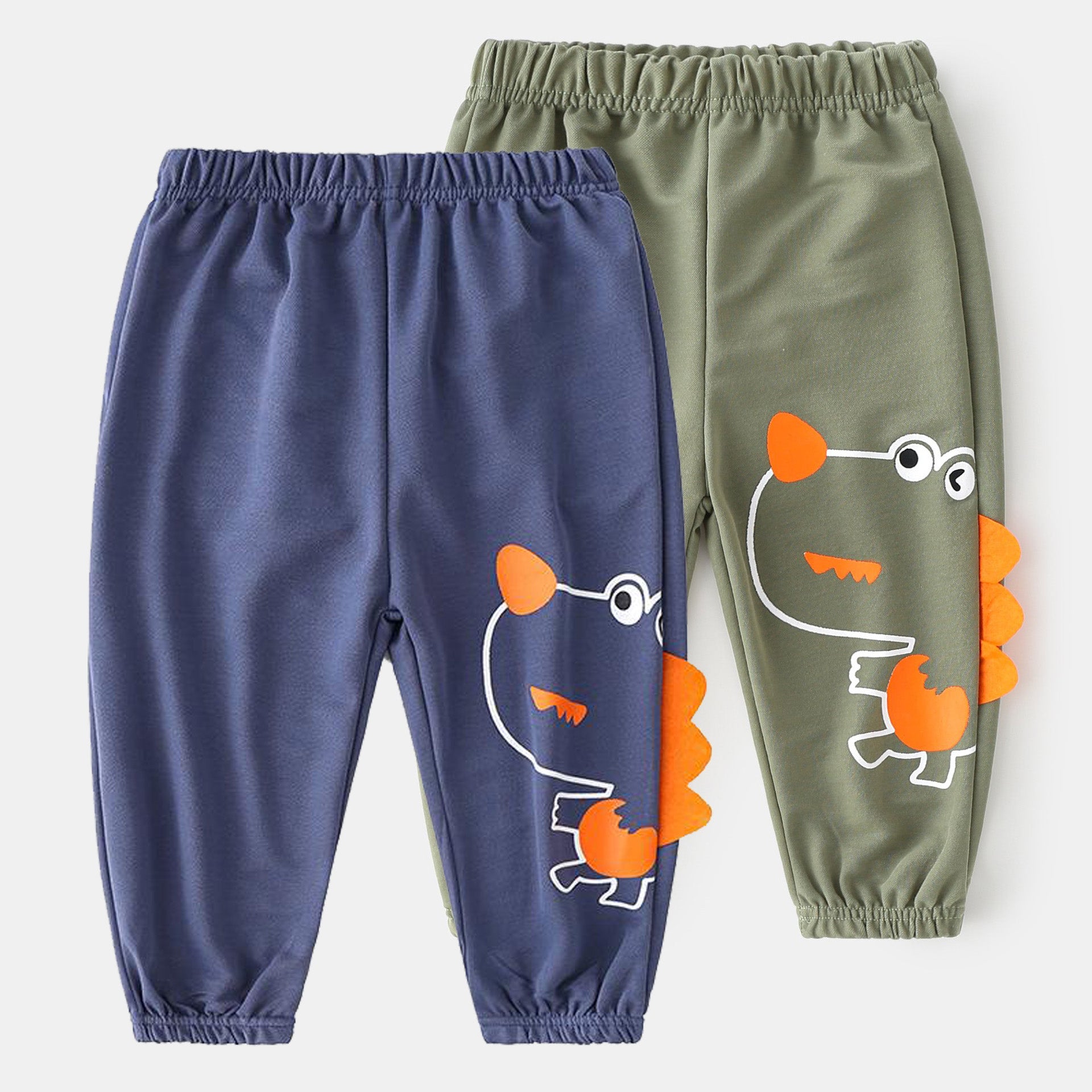 [513258] - Bawahan Santai Celana Jogger Anak - Motif Horned Animals 3D