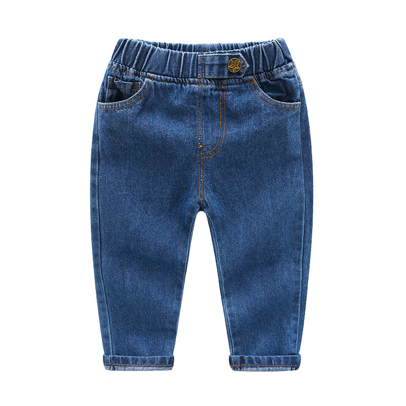 [513259] - Bawahan / Fashion Celana Jeans Anak - Motif Tilt Button