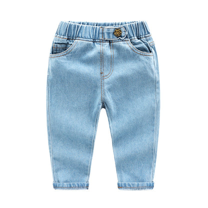 [513259] - Bawahan / Fashion Celana Jeans Anak Import - Motif Tilt Button