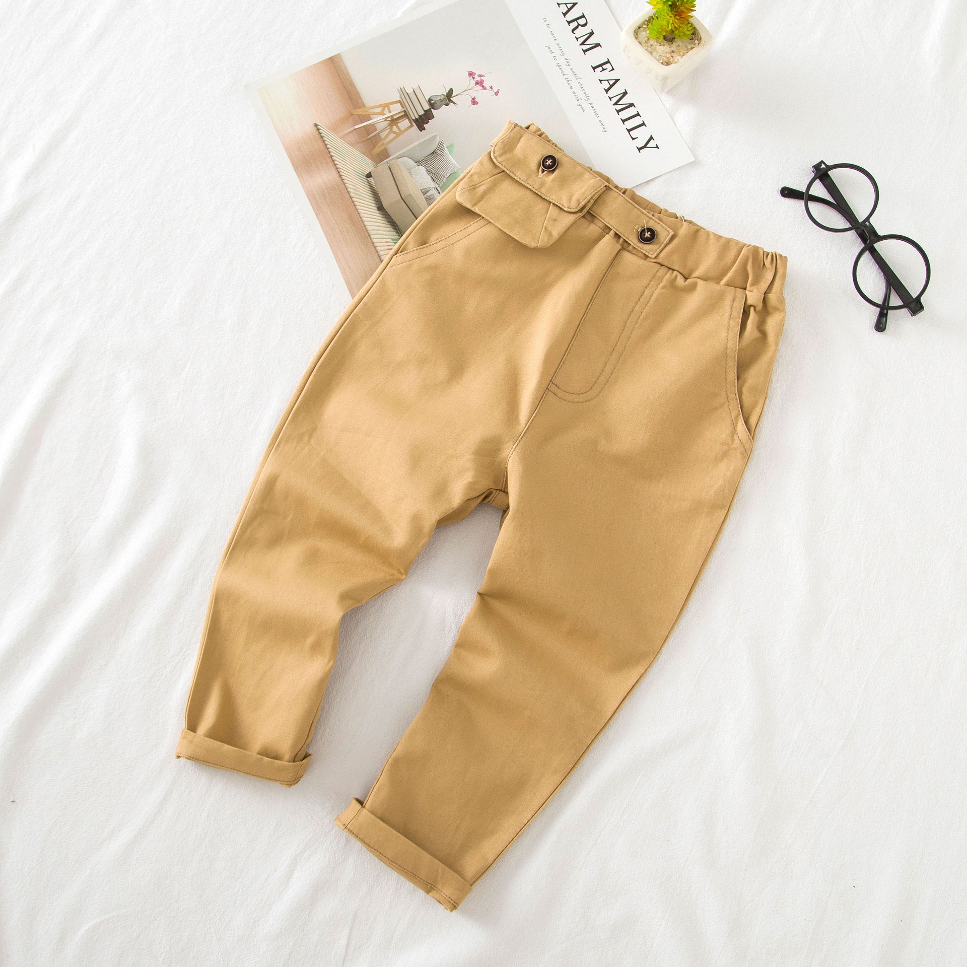 [513275] - Bawahan / Celana Chino Trendy Anak - Motif Hanging Pouch