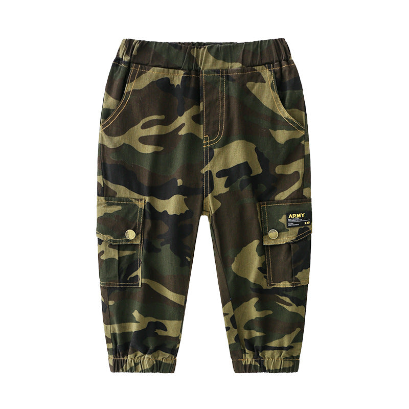 [513283] - Bawahan / Celana Jogger Kargo Style Anak - Motif Cargo Army