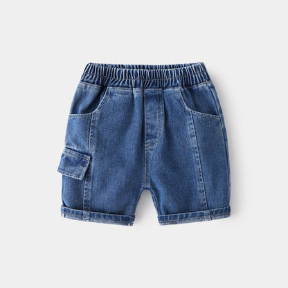 [513303] - Bawahan Pendek / Celana Jeans Anak - Motif Pocket Line