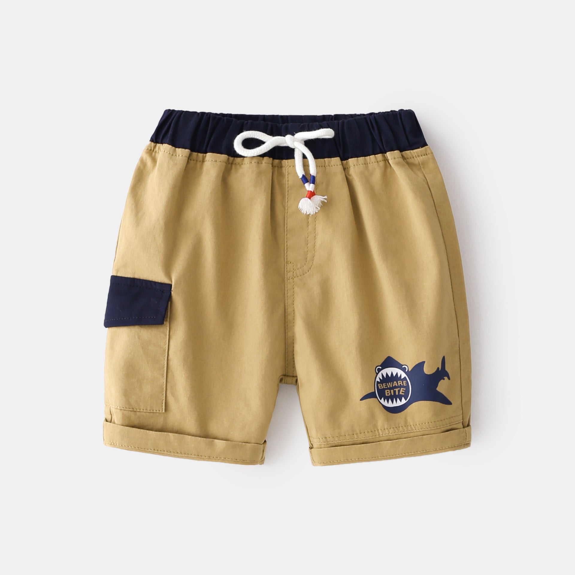 [513330] - Bawahan Pendek / Celana Boxer Style Anak - Motif Shark Beware