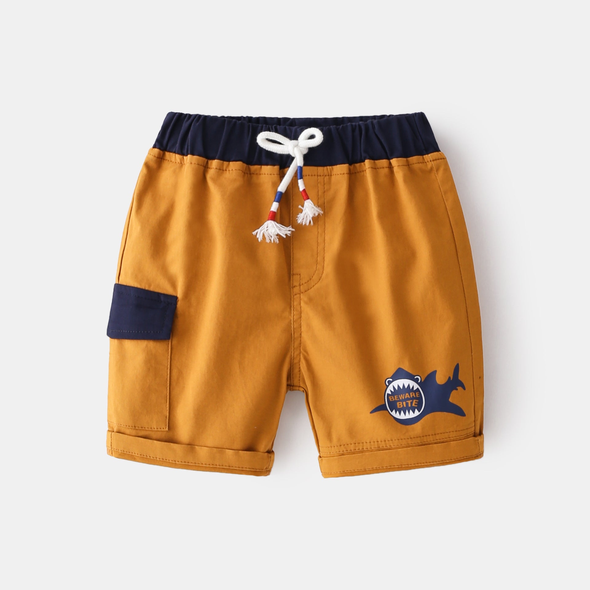 [513330] - Bawahan Pendek / Celana Boxer Style Anak - Motif Shark Beware