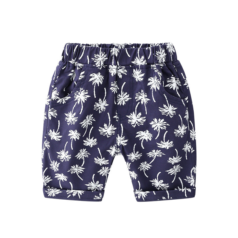 [513331] - Bawahan Pendek / Celana Style Santai Anak - Motif Coconut Tree