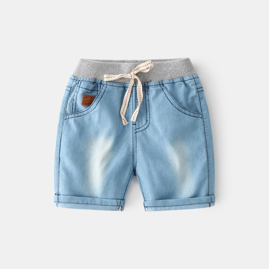 [513376] - Bawahan Pendek / Celana Jeans Anak Import - Motif Pouch Sign
