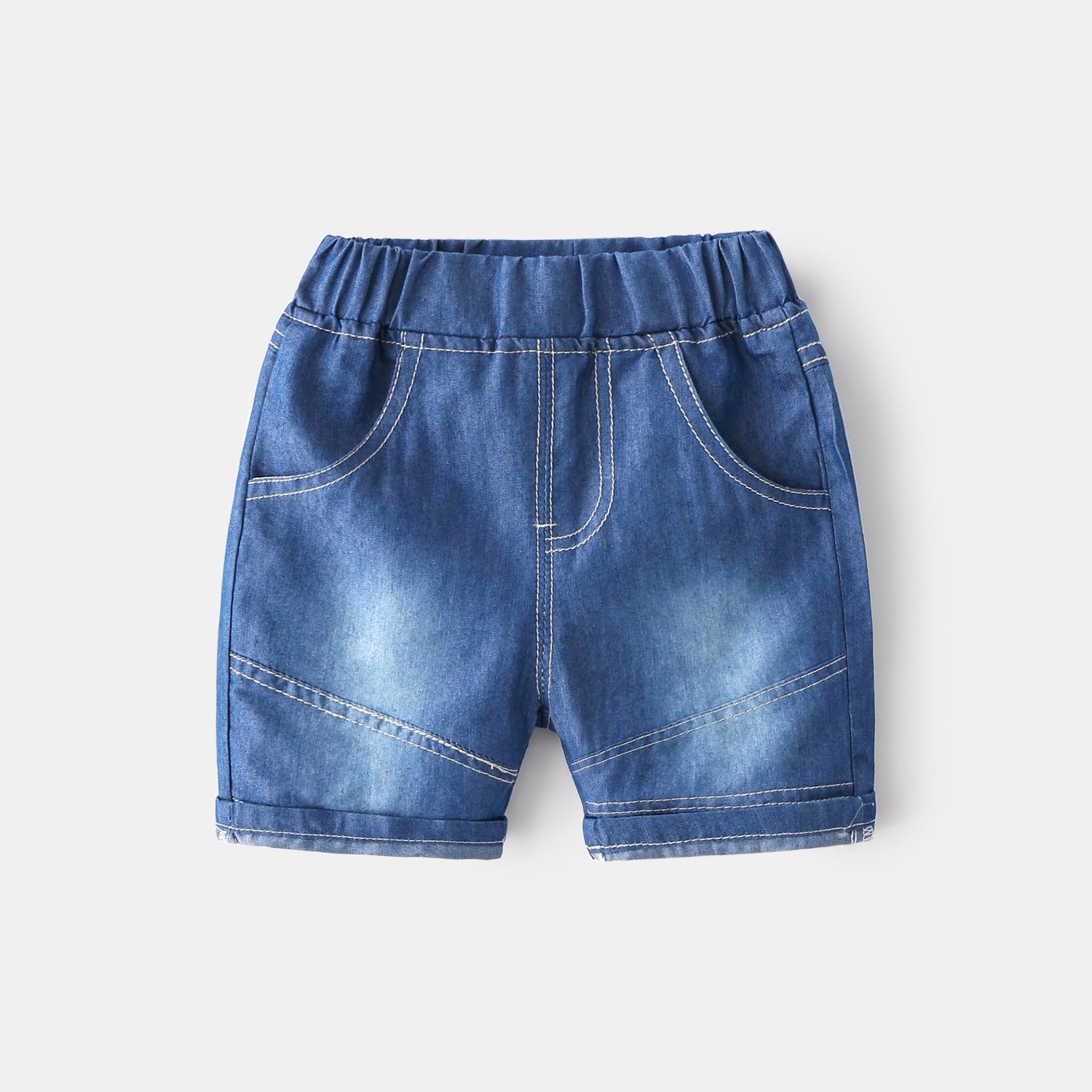 [513337] - Bawahan Pendek / Celana Jeans Anak - Motif Oblique Line