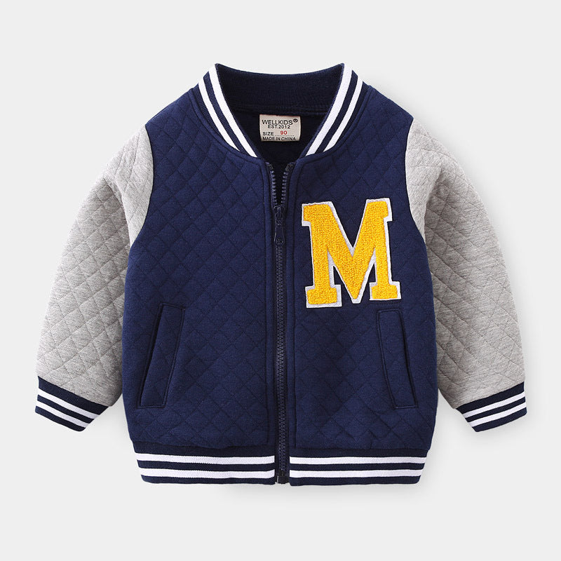 [513398] - Atasan Jaket Fashion Anak - Motif Giant Alphabet
