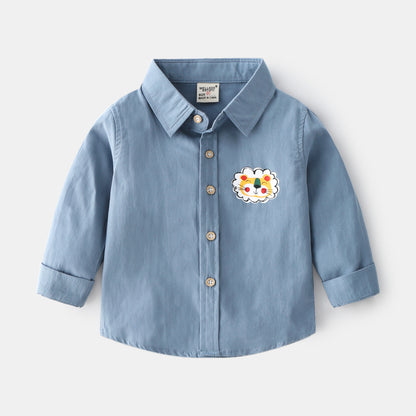 [513428] - Baju Atasan Kemeja Anak - Motif Baby Lion