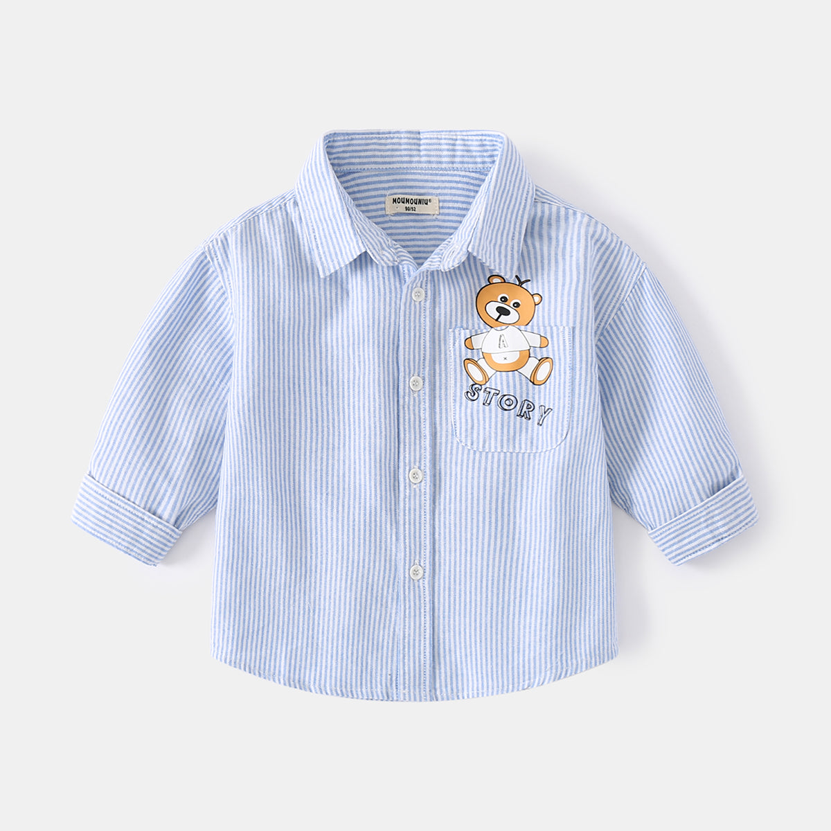 [513484] - Baju Atasan Kemeja Anak - Motif Bear Story
