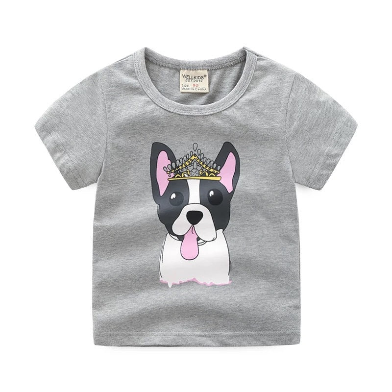 [513519] - Atasan Kaos Import Anak - Motif Royal Dog