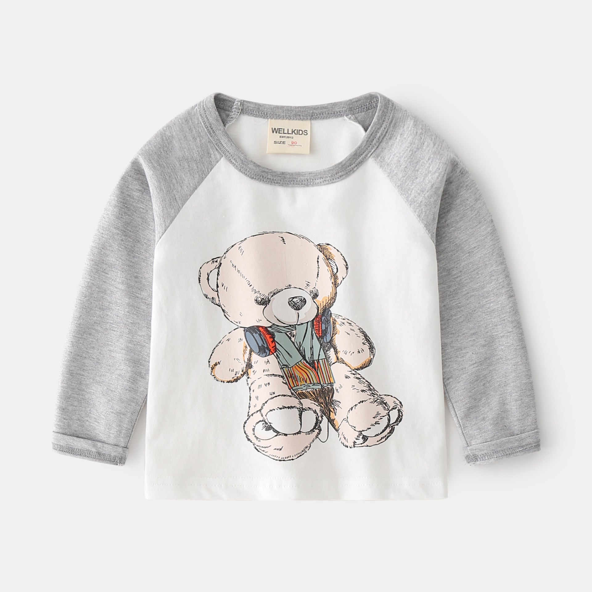 [513522] - Atasan Kaos Anak - Motif Bear Headphone