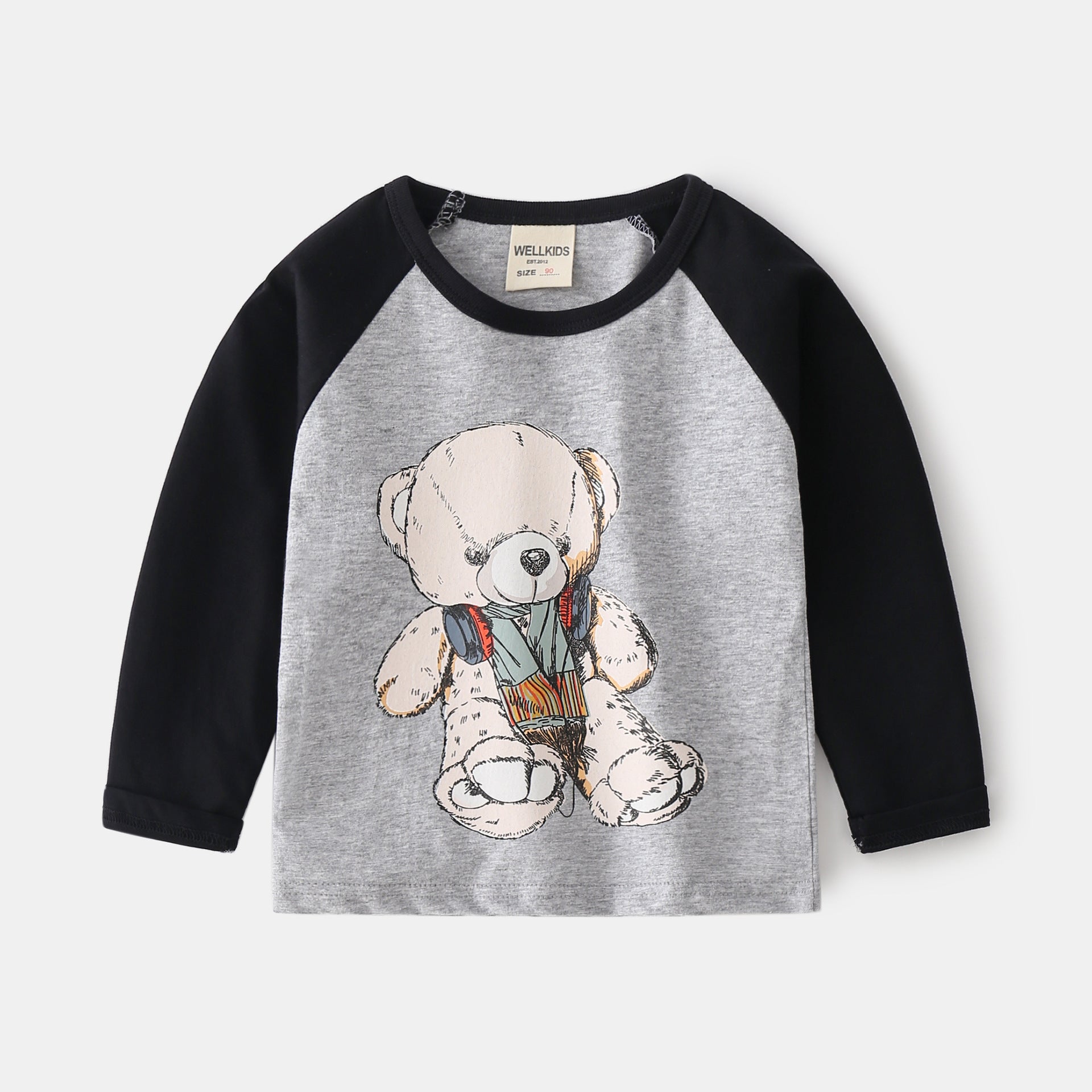 [513522] - Atasan Kaos Anak - Motif Bear Headphone