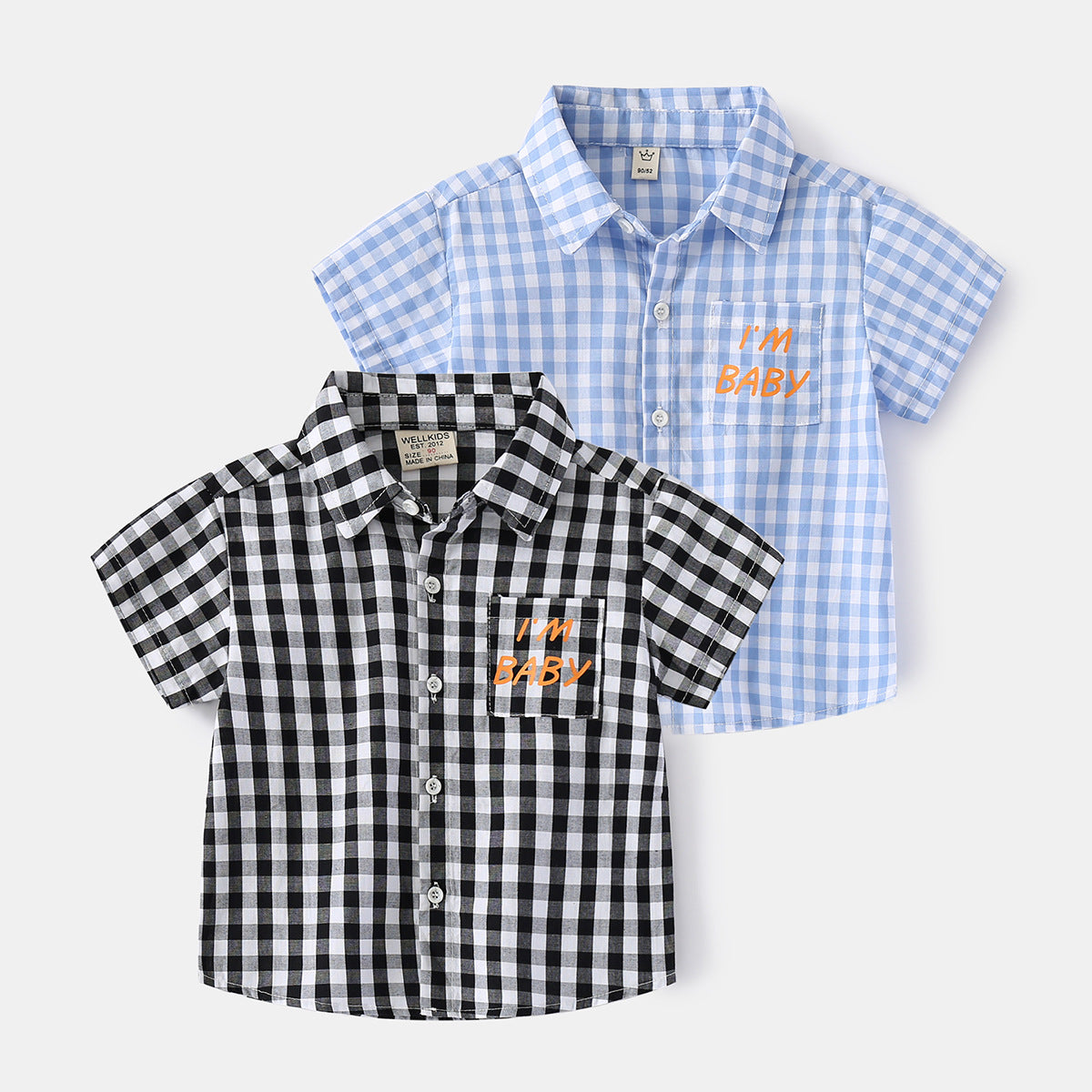 [513523] - Atasan Kemeja Anak Trendy - Motif I'm Baby