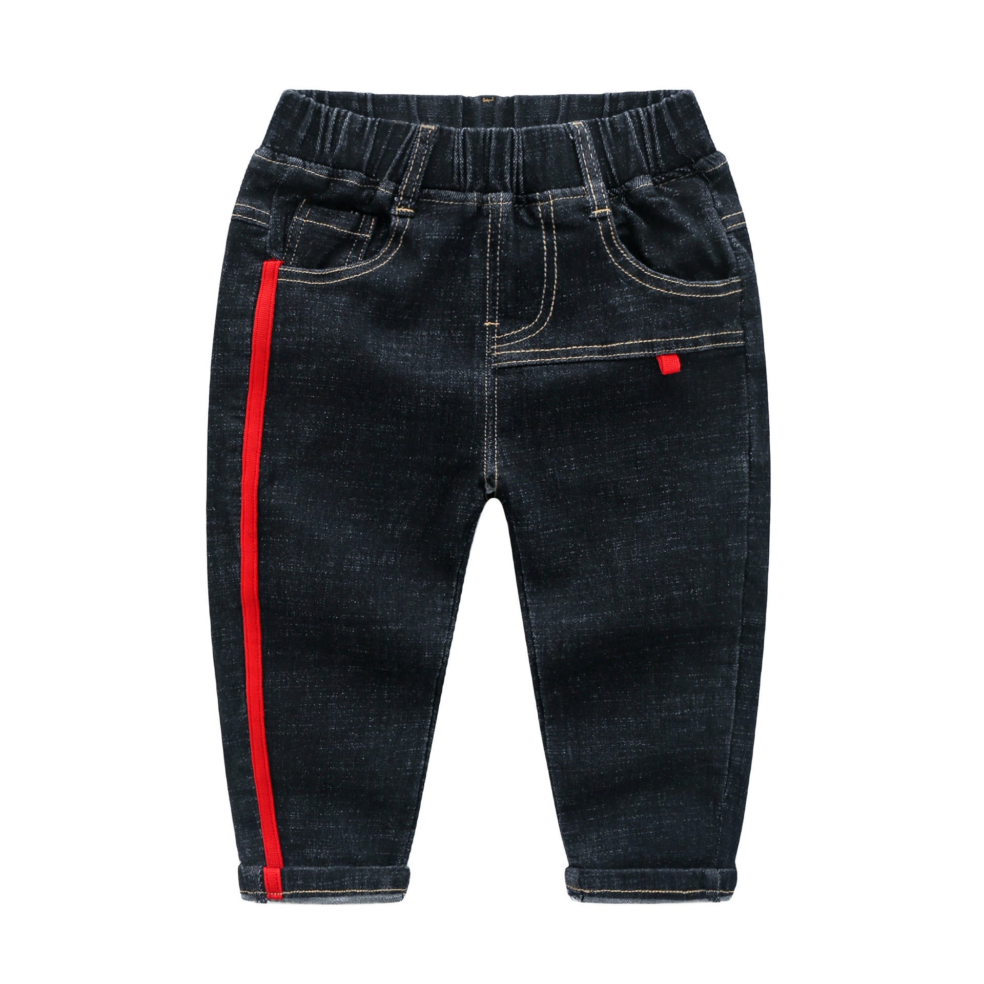 [513595] - Bawahan Celana Panjang Jeans Anak Laki-Laki - Motif Strip Side