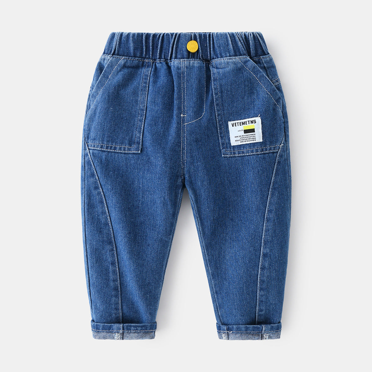 [513596] - Bawahan Celana Panjang Jeans Anak Cowok - Motif Plain Lines