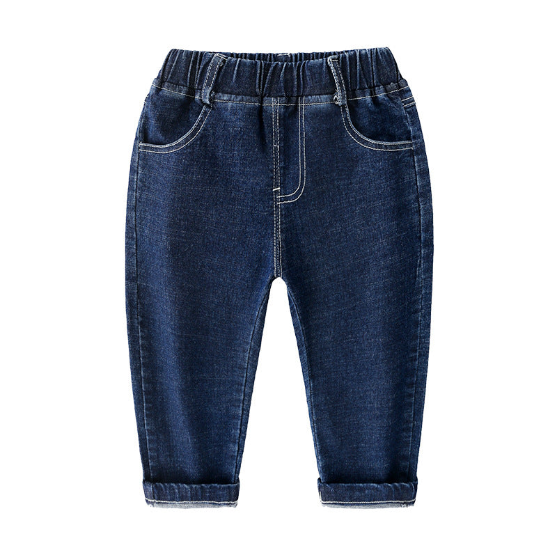 [513598] - Bawahan Celana Panjang Jeans Polos Anak Laki-Laki - Motif Casual Line