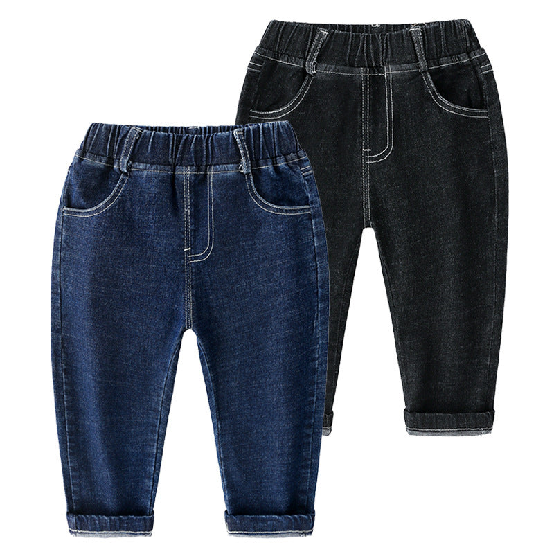 [513598] - Bawahan Celana Panjang Jeans Polos Anak Laki-Laki - Motif Casual Line