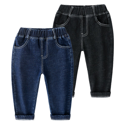 [513598] - Bawahan Celana Panjang Jeans Polos Anak Laki-Laki - Motif Casual Line