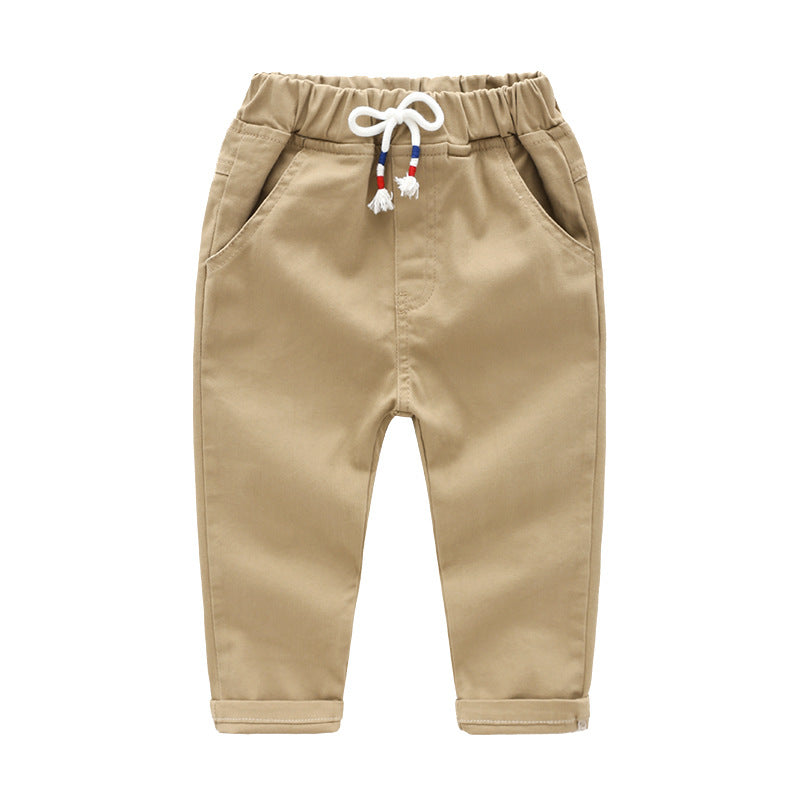 [513618] - Bawahan Celana Panjang Chino Polos Tali Anak Cowok - Motif Plain Strap