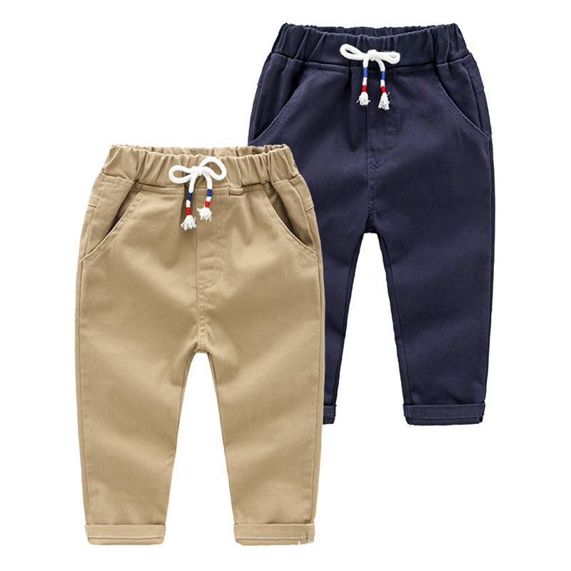 [513618] - Bawahan Celana Panjang Chino Polos Tali Anak Cowok - Motif Plain Strap