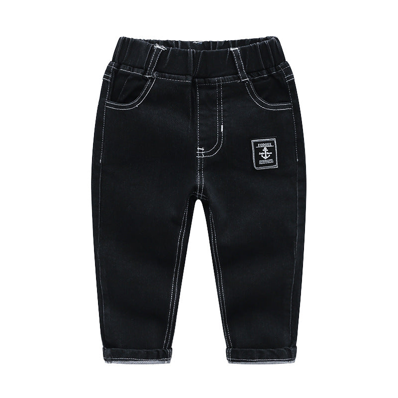 [513622] - Bawahan Celana Panjang Jeans Anak Cowok - Motif Fodoff Anchor