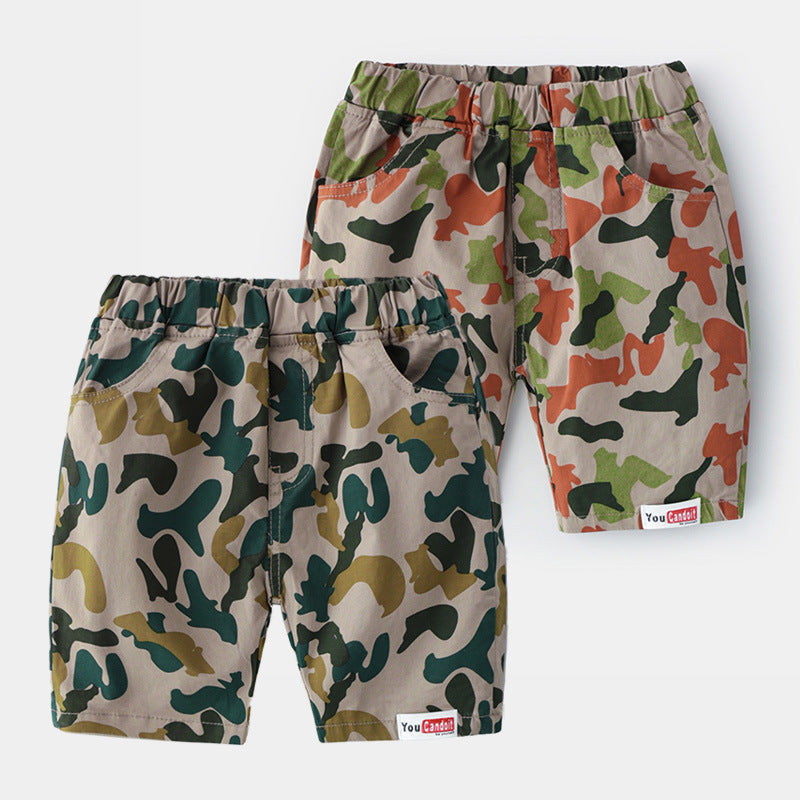 [513681] - Celana Pendek Santai Anak Laki-Laki - Motif Army Style