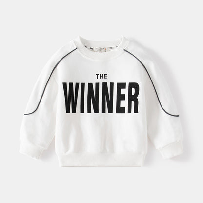 [513709] - Atasan Sweater Lengan Panjang Import Anak Laki-Laki - Motif Winner Man