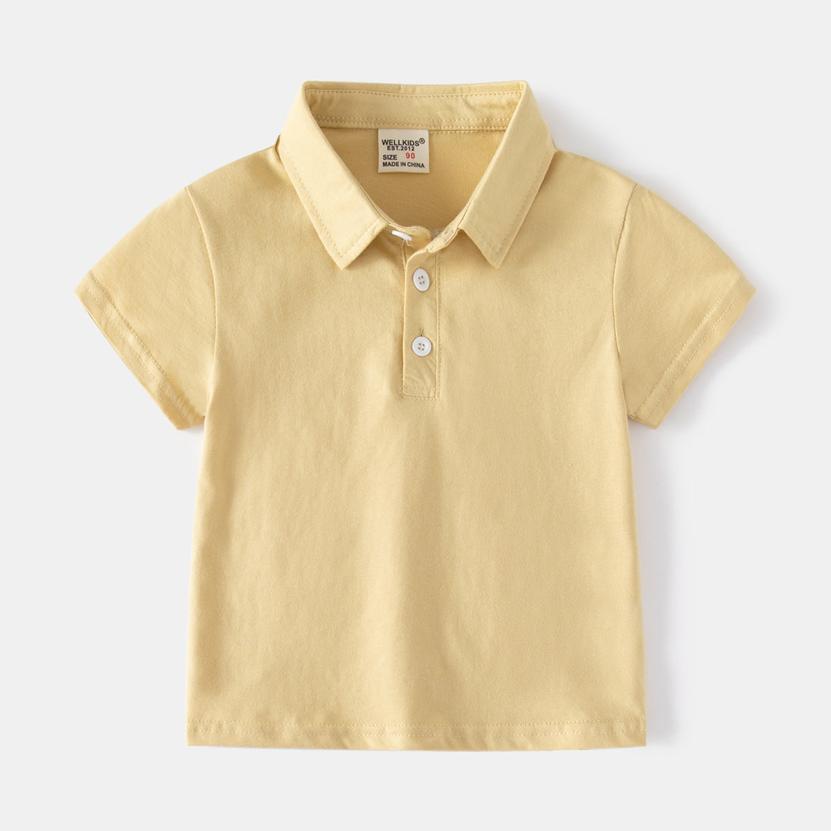 [513716] - Atasan Kaos Polo Kerah Anak Laki-Laki - Motif Plain Rough