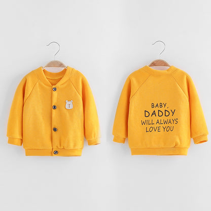 [514106] - Atasan Cardigan Fashion Anak Import - Motif Daddy Love