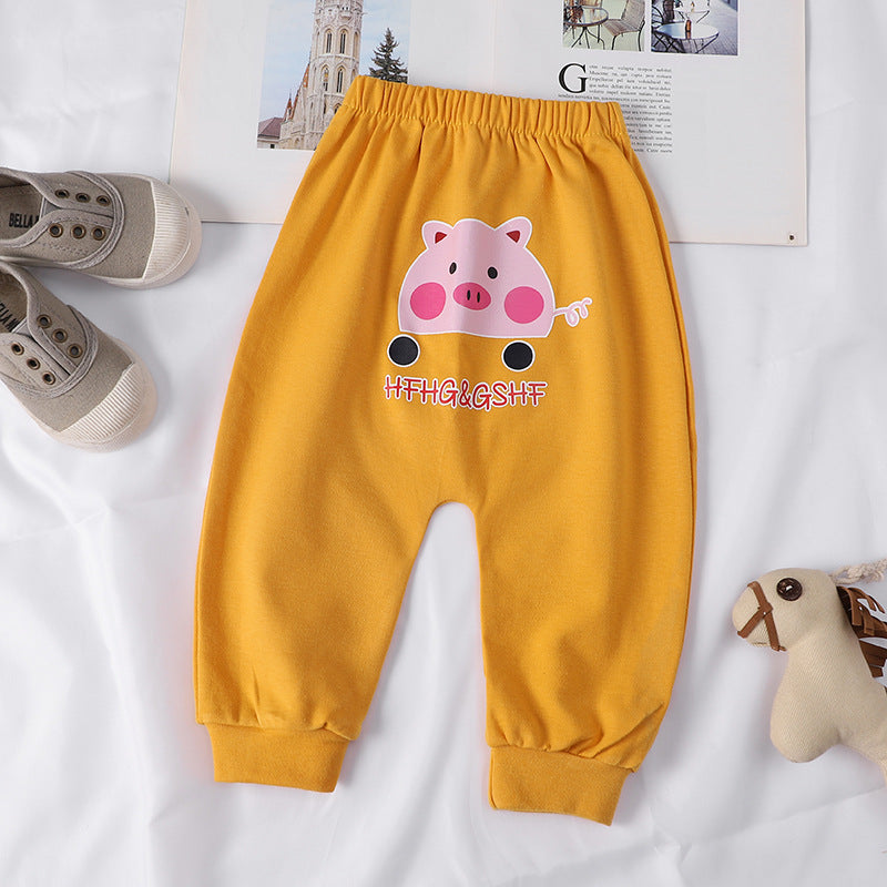 [514113] - Bawahan Panjang / Celana Jogger Fashion Anak - Motif Fat Pig